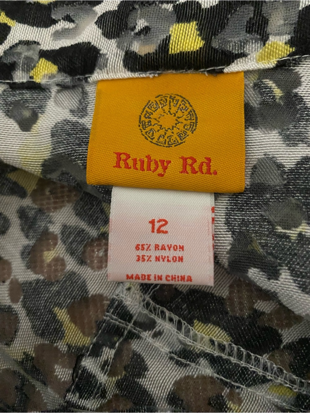 Ruby Rd. Leopard Print Button-Front Jacket Size 12 NWOT - Picture 8 of 8